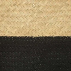 CESTO PIEGHEVOLE DANILO NERO/NATURALE D 40CM: vendita online CESTO PIEGHEVOLE DANILO NERO/NATURALE D 40CM in offerta
