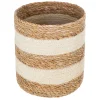 CESTO IN BAMBO PANNA/NATURALE D 27.5 H 27CM: vendita online CESTO IN BAMBO PANNA/NATURALE D 27.5 H 27CM in offerta