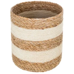 CESTO IN BAMBO PANNA/NATURALE D 27.5 H 27CM: vendita online CESTO IN BAMBO PANNA/NATURALE D 27.5 H 27CM in offerta