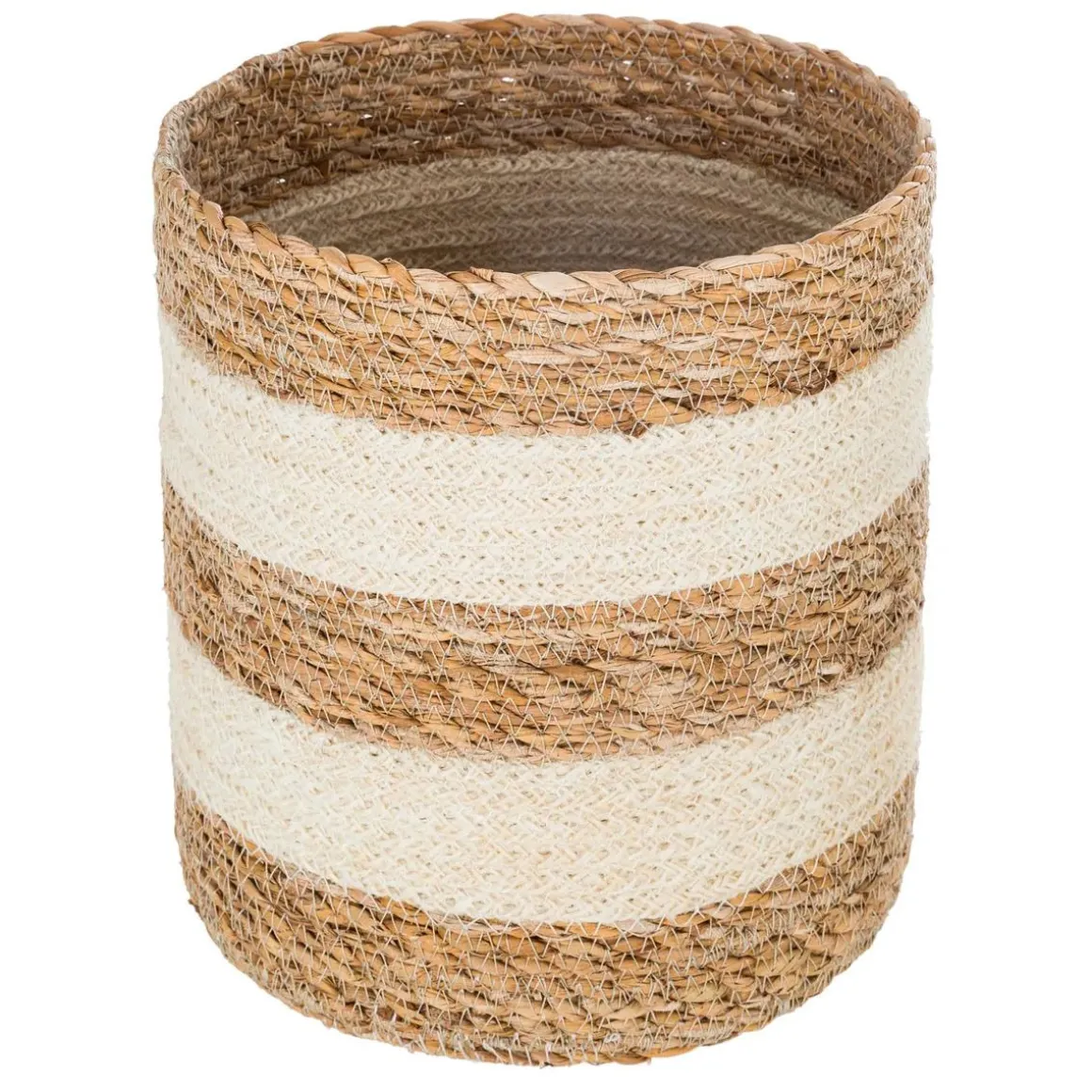 CESTO IN BAMBO PANNA/NATURALE D 27.5 H 27CM: vendita online CESTO IN BAMBO PANNA/NATURALE D 27.5 H 27CM in offerta