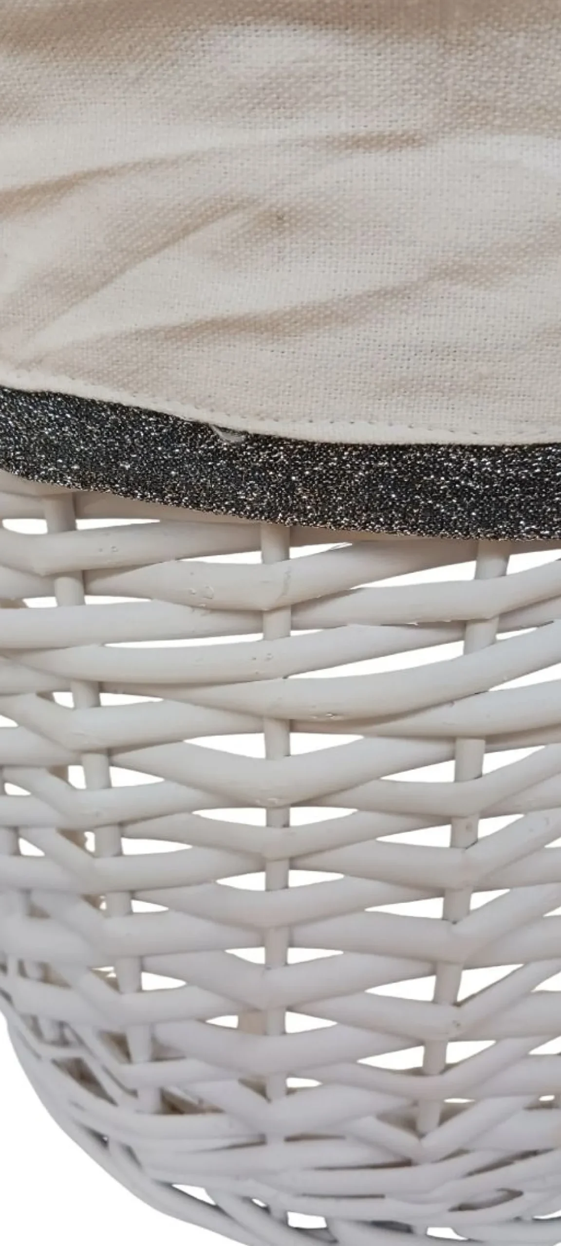 CESTO IN RATTAN BIANCO CON UNICORNO 1 PEZZO D18XH16CM : vendita online CESTO IN RATTAN BIANCO CON UNICORNO 1 PEZZO D18XH16CM in offerta