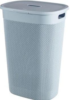 CESTO PORTABIANCHERIA FILO CURVER IN PLASTICA RICICLATA 44X35X61CM 55LT CELESTE: vendita online CESTO PORTABIANCHERIA FILO CURVER IN PLASTICA RICICLATA 44X35X61CM 55LT CELESTE in offerta