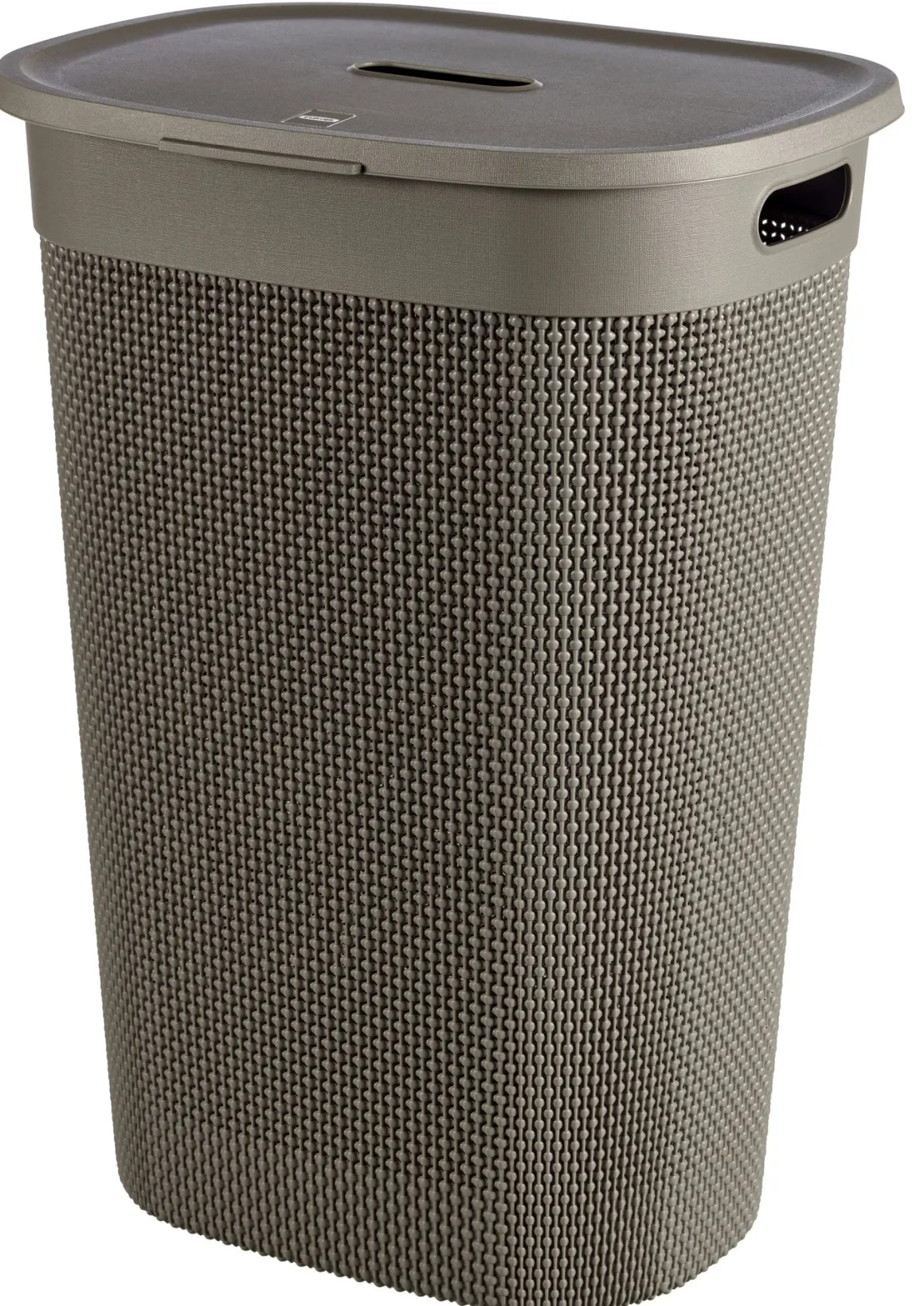 CESTO PORTABIANCHERIA MOD. FILO IN PLASTICA RICICLATA 44X35X61CM 55LT CAPPUCCINO: vendita online CESTO PORTABIANCHERIA MOD. FILO IN PLASTICA RICICLATA 44X35X61CM 55LT CAPPUCCINO in offerta