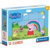 CLEMENTONI 12 CUBI - PUZZLE PEPPA PIG: vendita online CLEMENTONI 12 CUBI - PUZZLE PEPPA PIG in offerta