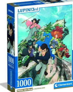 CLEMENTONI - PUZZLE 1000 PEZZI LUPIN III: vendita online CLEMENTONI - PUZZLE 1000 PEZZI LUPIN III in offerta