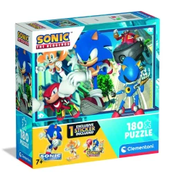 CLEMENTONI - PUZZLE 180 PEZZI SQUARE BOX SONIC-3: vendita online CLEMENTONI - PUZZLE 180 PEZZI SQUARE BOX SONIC-3 in offerta