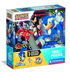 CLEMENTONI - PUZZLE 180 PEZZI SQUARE BOX SONIC-2: vendita online CLEMENTONI - PUZZLE 180 PEZZI SQUARE BOX SONIC-2 in offerta