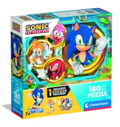 CLEMENTONI - PUZZLE 180 PEZZI SQUARE BOX SONIC: vendita online CLEMENTONI - PUZZLE 180 PEZZI SQUARE BOX SONIC in offerta
