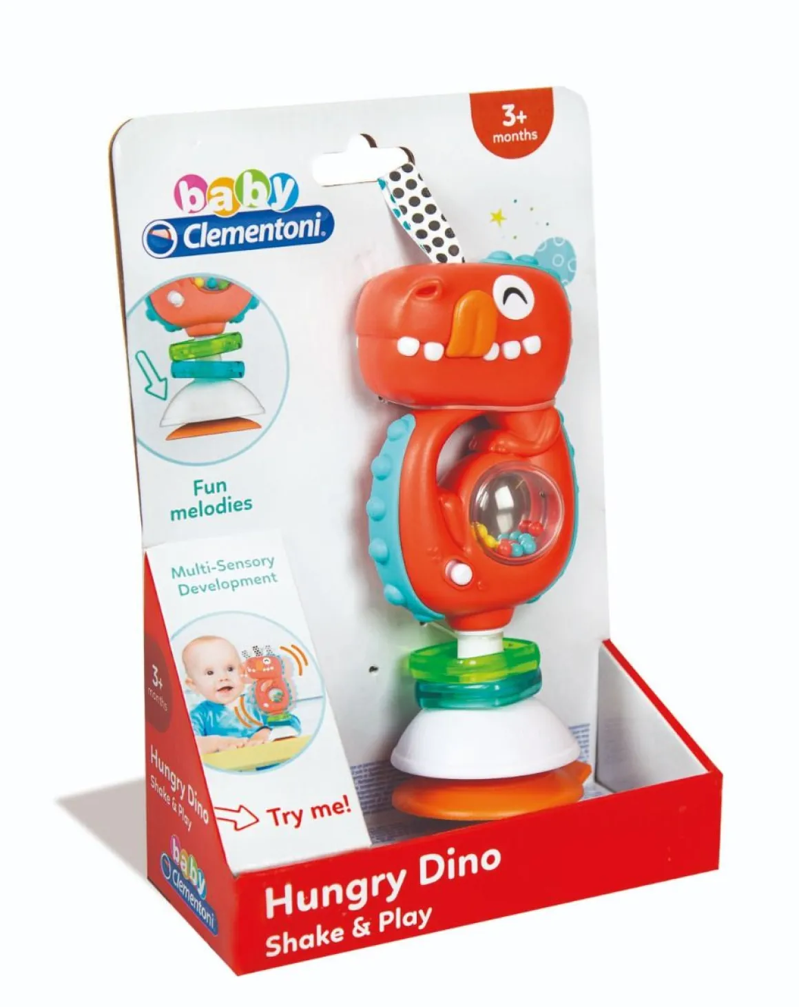 CLEMENTONI BABY - INTERACTIVE RATTLE HUNGRY DINO: vendita online CLEMENTONI BABY - INTERACTIVE RATTLE HUNGRY DINO in offerta