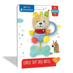 CLEMENTONI BABY - SOFT DOG RATTLE: vendita online CLEMENTONI BABY - SOFT DOG RATTLE in offerta
