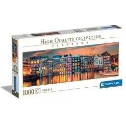 CLEMENTONI HQC - PUZZLE 1000 PEZZI PANORAMA BRIGHT AMSTERDAM: vendita online CLEMENTONI HQC - PUZZLE 1000 PEZZI PANORAMA BRIGHT AMSTERDAM in offerta