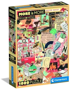 CLEMENTONI MORE IS MORE - PUZZLE 1000 PEZZI BOOKS AND WRITING: vendita online CLEMENTONI MORE IS MORE - PUZZLE 1000 PEZZI BOOKS AND WRITING in offerta