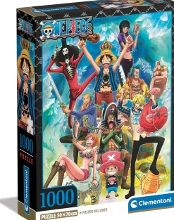 CLEMENTONI ONE PIECE - PUZZLE 1000 PEZZI COMPACT: vendita online CLEMENTONI ONE PIECE - PUZZLE 1000 PEZZI COMPACT in offerta