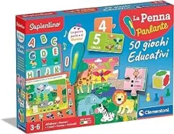 CLEMENTONI SAPIENTINO - PENNA INTERATTIVA 50 GIOCHI: vendita online CLEMENTONI SAPIENTINO - PENNA INTERATTIVA 50 GIOCHI in offerta
