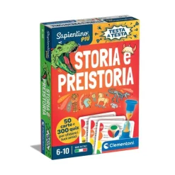 CLEMENTONI SAPIENTINO PIU - CARTE STORIA E PREISTORIA: vendita online CLEMENTONI SAPIENTINO PIU - CARTE STORIA E PREISTORIA in offerta