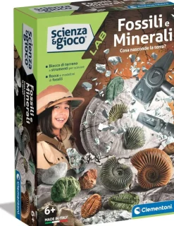 CLEMENTONI SCIENZA E GIOCO - DIG KIT FOSSILI E MINERALI: vendita online CLEMENTONI SCIENZA E GIOCO - DIG KIT FOSSILI E MINERALI in offerta