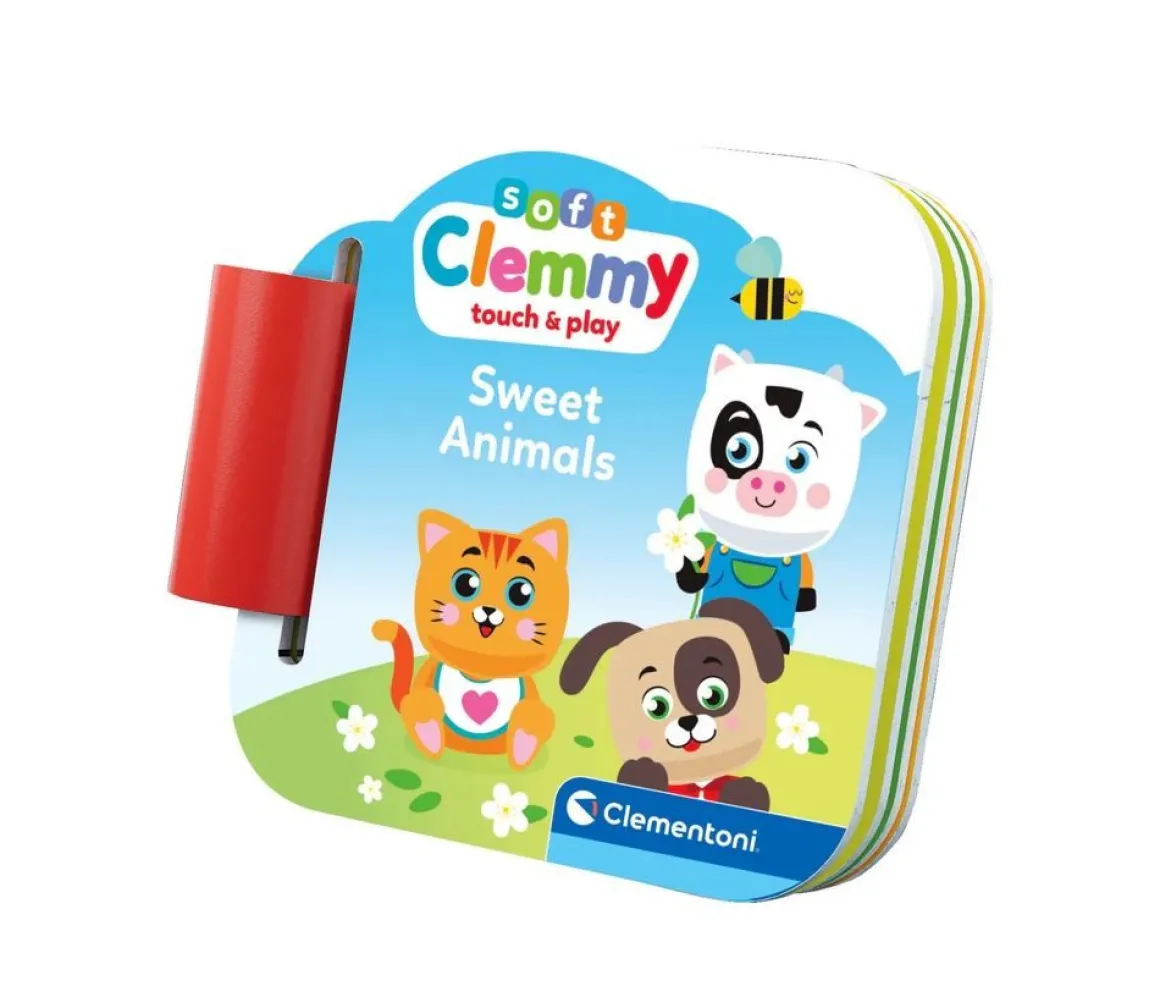 CLEMENTONI SOFT CLEMMY - SWEET ANIMALS TOUCH AND PLAY SOFT BOOK PLAYSET: vendita online CLEMENTONI SOFT CLEMMY - SWEET ANIMALS TOUCH AND PLAY SOFT BOOK PLAYSET in offerta