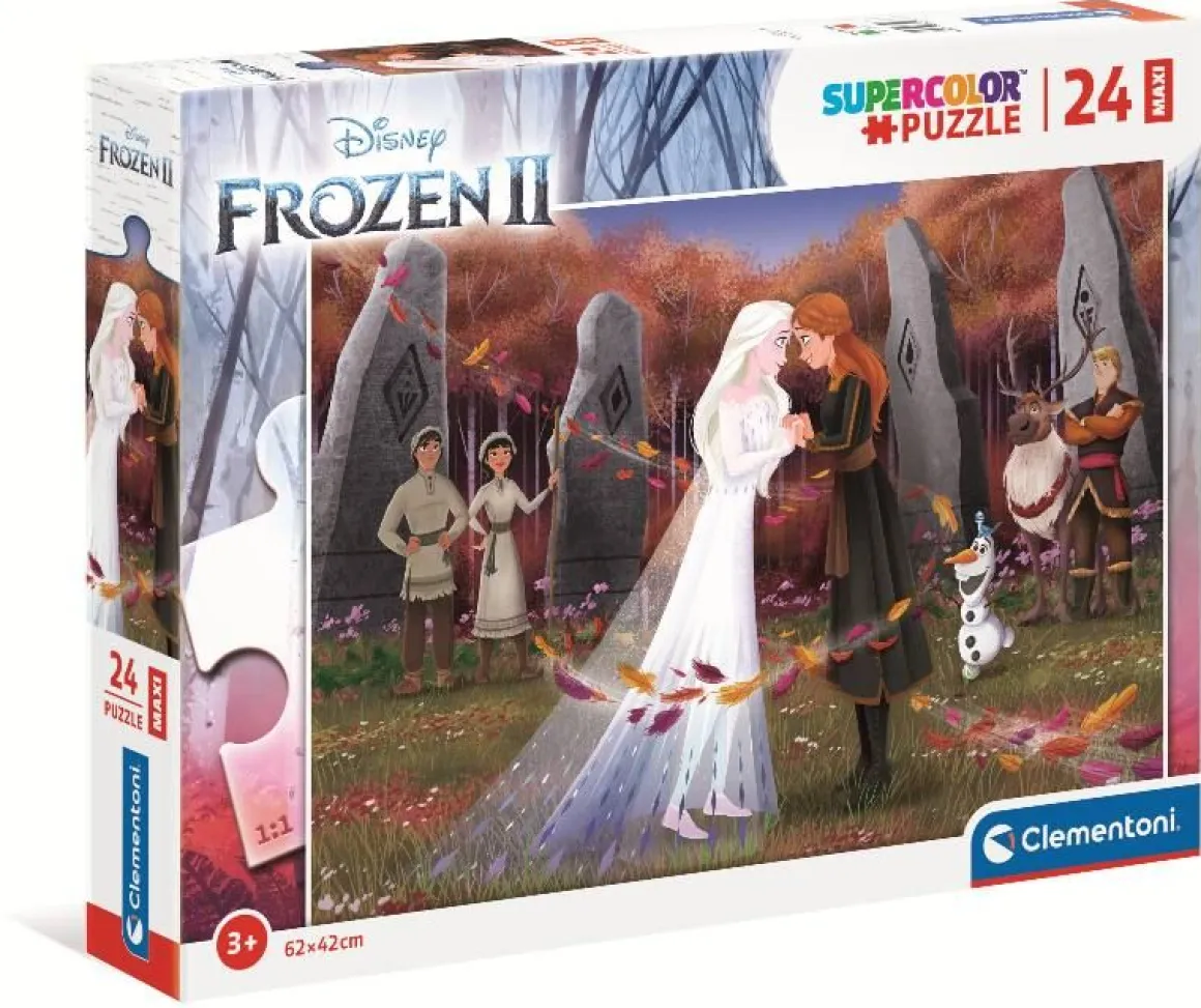 CLEMENTONI SUPERCOLOR - PUZZLE 24PZ MAXI FROZEN 2: vendita online CLEMENTONI SUPERCOLOR - PUZZLE 24PZ MAXI FROZEN 2 in offerta