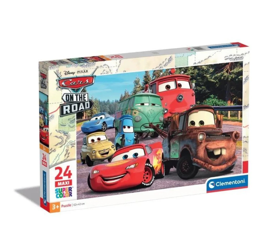 CLEMENTONI SUPERCOLOR - PUZZLE 24 PEZZI MAXI CARS ON THE ROAD: vendita online CLEMENTONI SUPERCOLOR - PUZZLE 24 PEZZI MAXI CARS ON THE ROAD in offerta