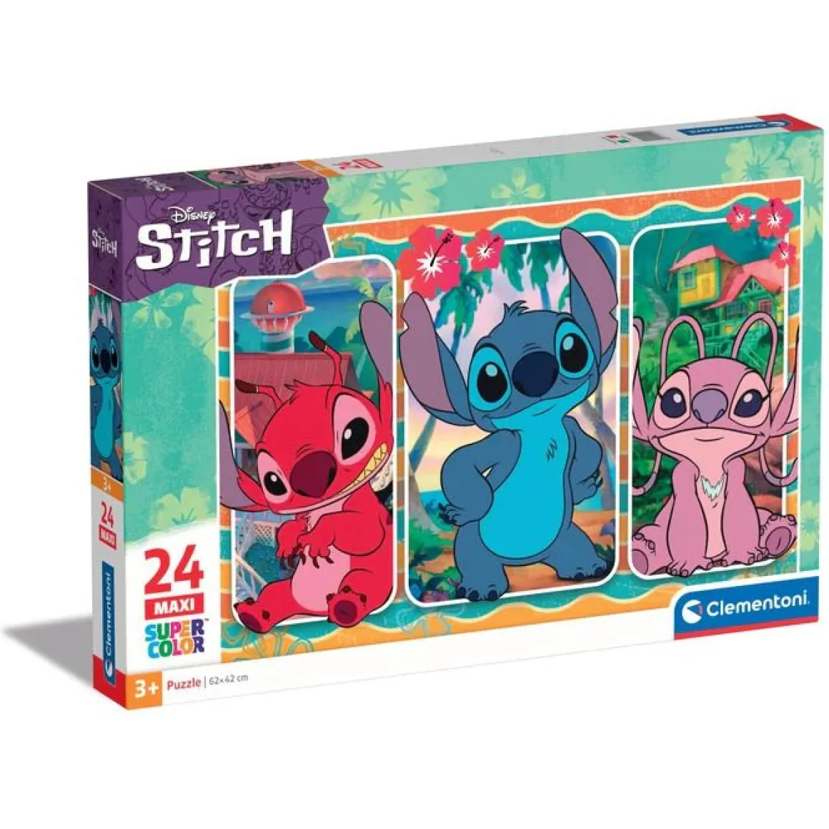 CLEMENTONI SUPERCOLOR - PUZZLE 24 MAXI PEZZI DISNEY STITCH: vendita online CLEMENTONI SUPERCOLOR - PUZZLE 24 MAXI PEZZI DISNEY STITCH in offerta