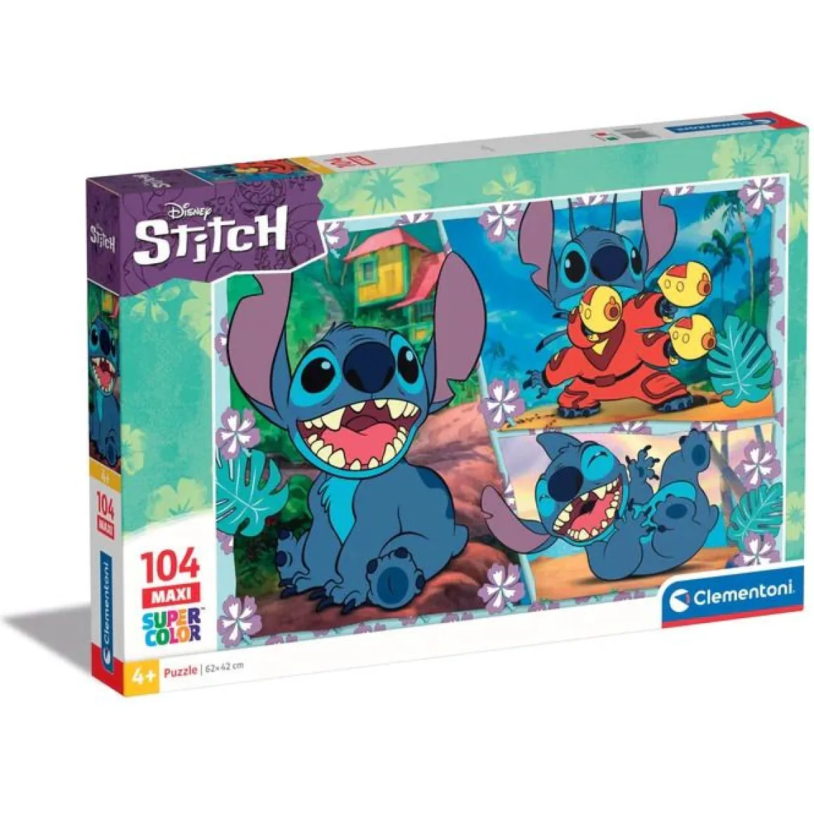CLEMENTONI SUPERCOLOR - PUZZLE 104 MAXI PEZZI DISNEY STITCH: vendita online CLEMENTONI SUPERCOLOR - PUZZLE 104 MAXI PEZZI DISNEY STITCH in offerta