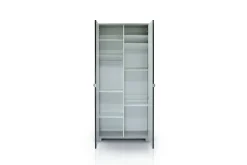COLONNA MULTIUSO QUADRANTE CM 83X29 H. 190 OLMO CHIARO E SPECCHIO FUME': vendita online COLONNA MULTIUSO QUADRANTE CM 83X29 H. 190 OLMO CHIARO E SPECCHIO FUME' in offerta