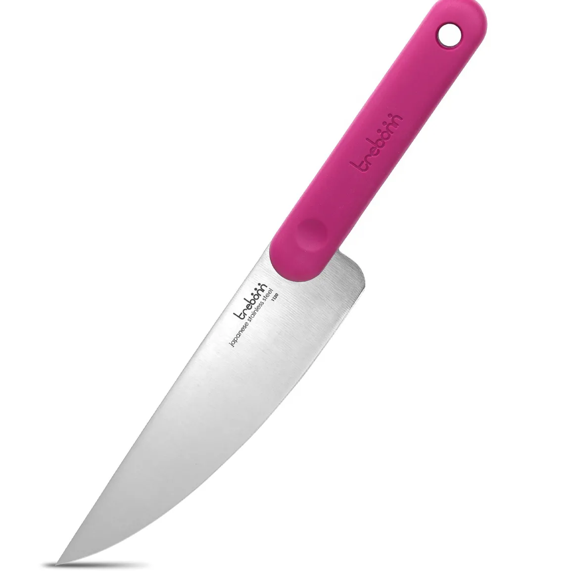 COLTELLO DA CUCINA CHEF KNIFE IN ACCIAIO INOX MANICO FUCSIA