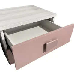 COMODINO TIP ROSA E ROVERE NORDICO