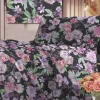 COMPLETO LETTO MATRIMONIALE IN COTONE VALERY NERO : vendita online COMPLETO LETTO MATRIMONIALE IN COTONE VALERY NERO in offerta