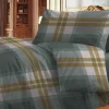 COMPLETO LETTO MATRIMONIALE IN COTONE ABE VERDE: vendita online COMPLETO LETTO MATRIMONIALE IN COTONE ABE VERDE in offerta