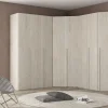 Composizione armadio ad angolo color olmo