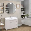 COMPOSIZIONE BAGNO ABETE BIANCO LACCATO