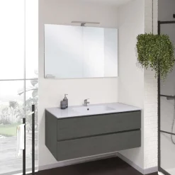 COMPOSIZIONE BAGNO IN NOBILITATO REFLEX CARBON