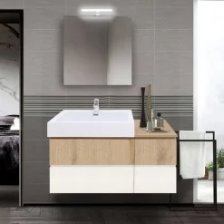 COMPOSIZIONE BAGNO IN NOBILITATO EVOKE E CROSS