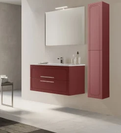 COMPOSIZIONE BAGNO LACCATO RUGGINE OPACO