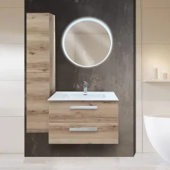 COMPOSIZIONE BAGNO MOD. ANGELA QUERCIA NATURALE