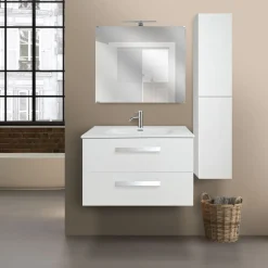 COMPOSIZIONE BAGNO MOD. ANGELA BIANCO NORDICO