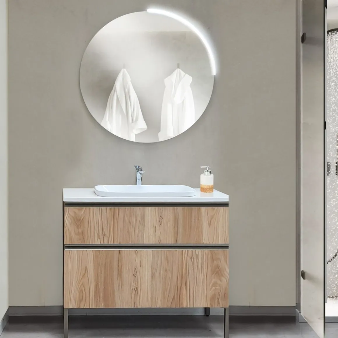 COMPOSIZIONE BAGNO MOD. BIK ALMOND