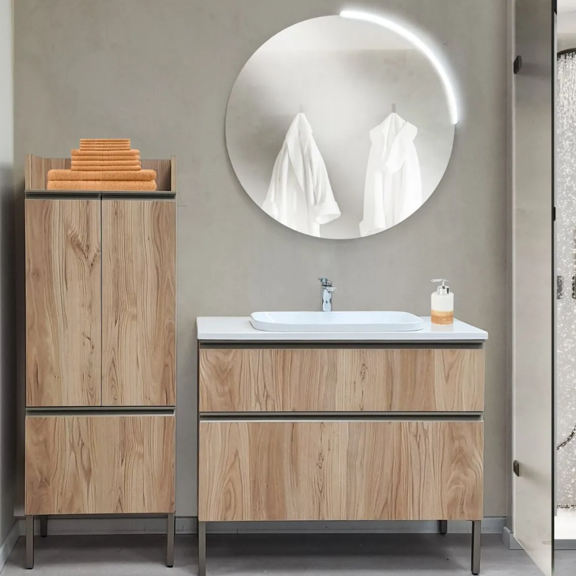 COMPOSIZIONE BAGNO MOD. BIK ALMOND