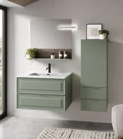 COMPOSIZIONE BAGNO MOD. FRAME SALVIA OPACO