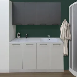 COMPOSIZIONE BAGNO MOD. LAB60 REFLEX PERLA