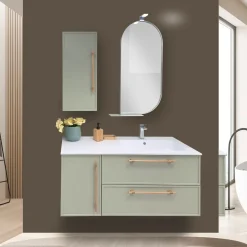 COMPOSIZIONE BAGNO MOD. PICTA AGAVE OPACO