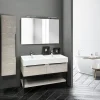 Composizione bagno: specchiera base e pensile da bagno