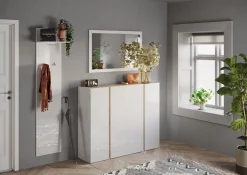 COMPOSIZIONE INGRESSO FRAME BIANCO LUCIDO E CADIZ