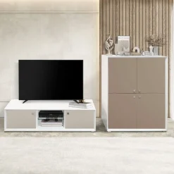 COMPOSIZIONE MOD. GIORNO PER GIORNO NUVOLA FRASSINO E TELE/FANGO LISCIO