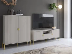 COMPOSIZIONE MOD. LOTUS CASHMERE EFFETTO CANNETTATO