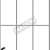CONFEZIONE 60 ETICHETTE 73X37MM BIANCHE : vendita online CONFEZIONE 60 ETICHETTE 73X37MM BIANCHE in offerta