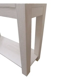 Consolle da ingresso in abete bianco spazzolato