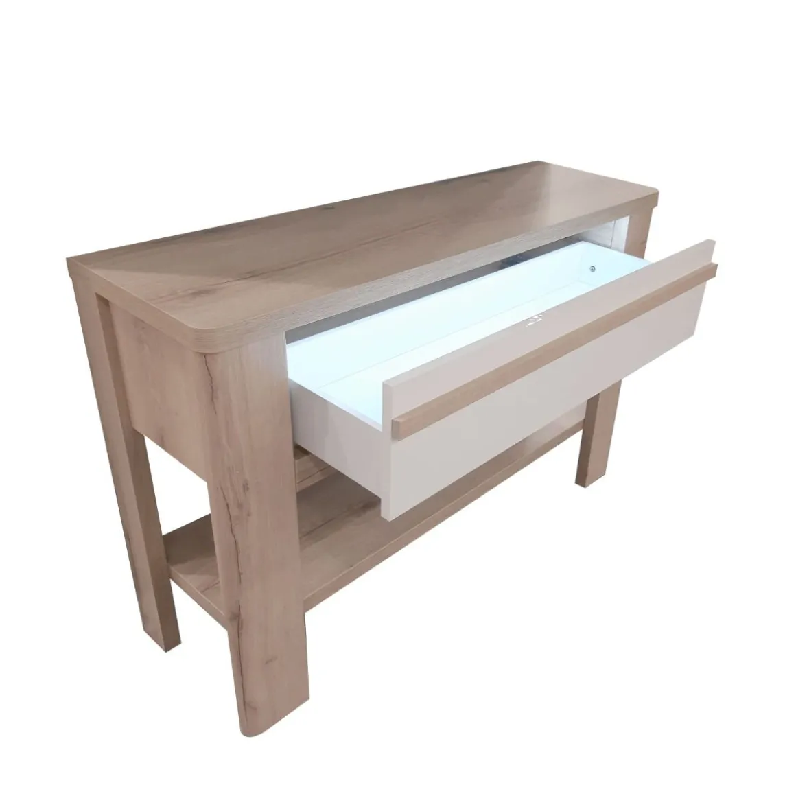 CONSOLLE MOD. PALAZZO CM 120 ROVERE WELLINGTON E BIANCO LUCIDO: vendita online CONSOLLE MOD. PALAZZO CM 120 ROVERE WELLINGTON E BIANCO LUCIDO in offerta