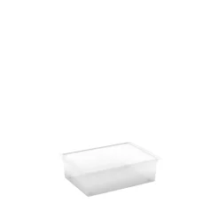 CONTENITORE C BOX IN PLASTICA TRASPARENTE 55X38.5 H. 16.5CM 27LT : vendita online CONTENITORE C BOX IN PLASTICA TRASPARENTE 55X38.5 H. 16.5CM 27LT in offerta